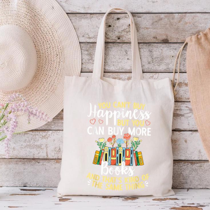 Reading You Can't Buy Happiness But You Can Buy More Books Canvas Tote Bag
