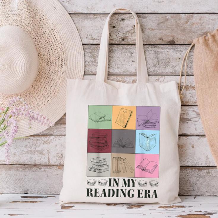 In My Reading Era Bookish Book Lover Book Reader Canvas Tote Bag