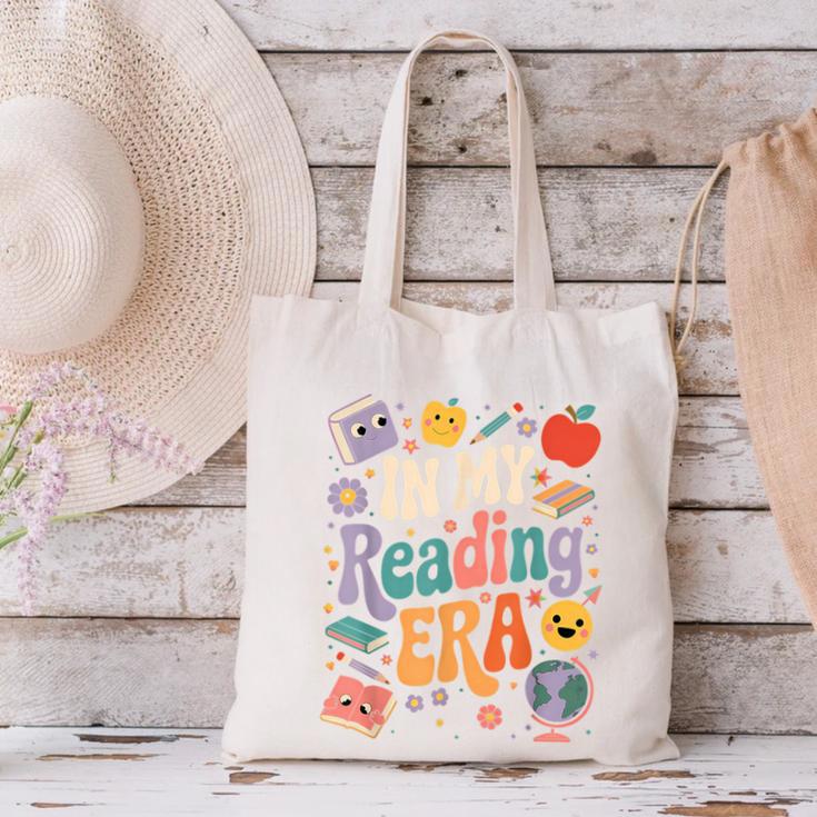 In My Reading Era Books Lovers Men Women Kids Canvas Tote Bag