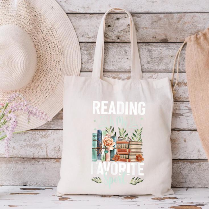 Reading Is My Favorite Sport Bookworm Canvas Tote Bag Reading Is My Favorite Sport Bookworm Canvas Tote Bag