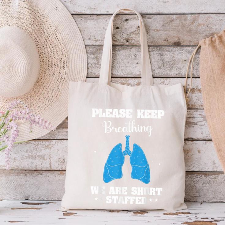 Respiratory Therapist Appreciation RT School Graduation Canvas Tote Bag