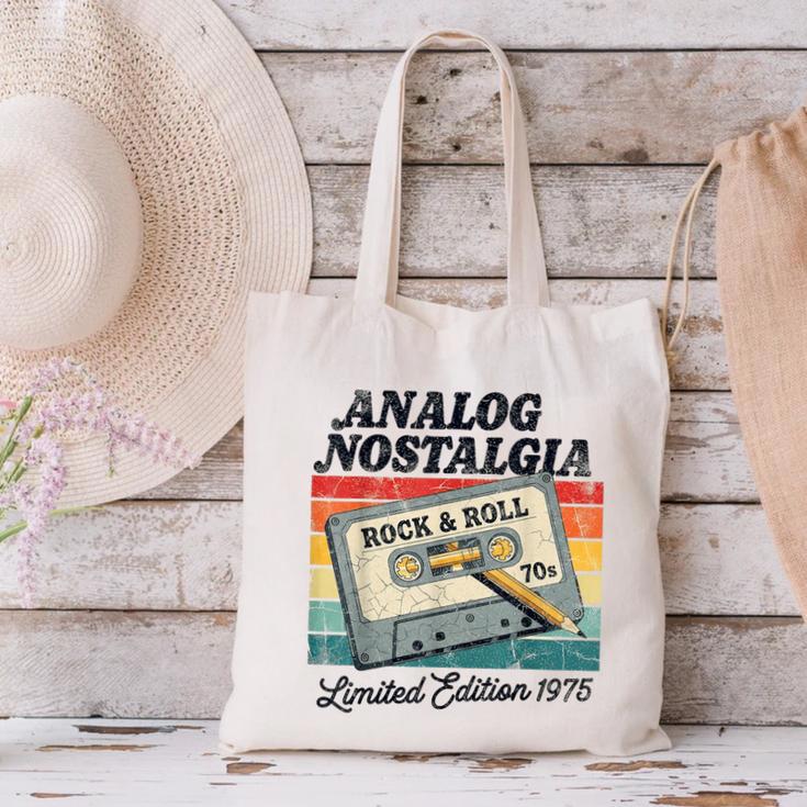 Retro Cassette Case 70s Vintage Music Analog Nostalgia Canvas Tote Bag Retro Cassette Case 70s Vintage Music Analog Nostalgia Canvas Tote Bag