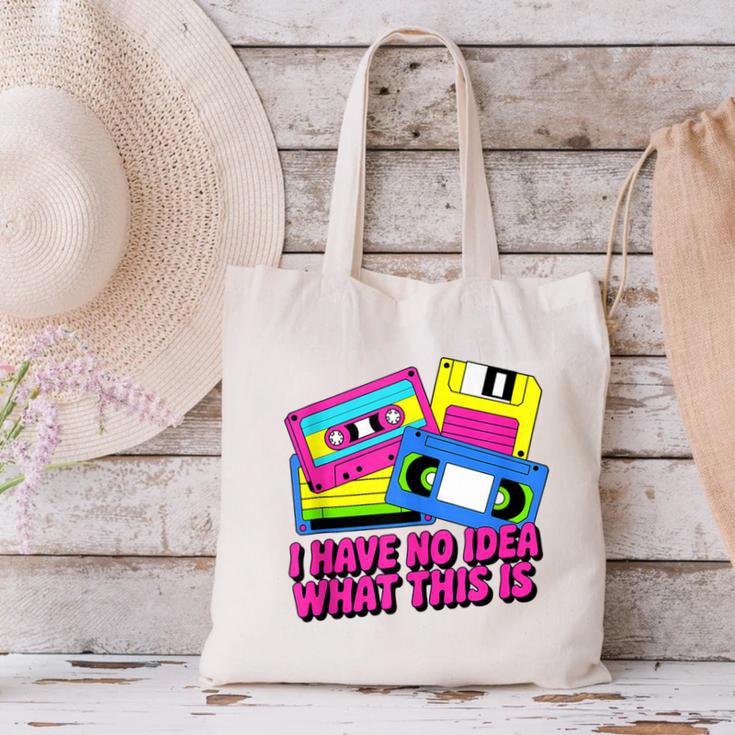 Retro Cassette Vintage 80s Nostalgia Canvas Tote Bag