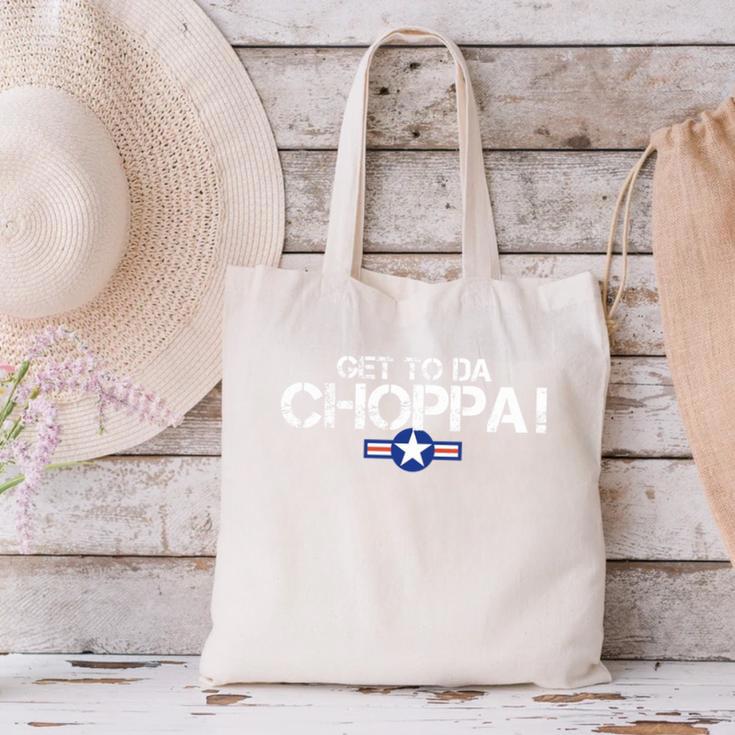Retro Get To Da Choppa Shirt 80s Movie Nostalgia Tee Premium Tri-Blend Canvas Tote Bag Retro Get To Da Choppa Shirt 80s Movie Nostalgia Tee Premium Tri-Blend Canvas Tote Bag