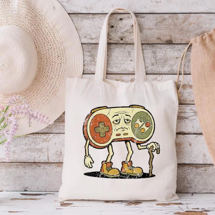 Retro Gamer 80s 90s Gaming Nostalgia Video Game Men Canvas Tote Bag Retro Gamer 80s 90s Gaming Nostalgia Video Game Men Canvas Tote Bag