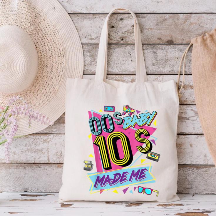 Retro Vintage 00's Baby 10's Made Me Nostalgia Classic Canvas Tote Bag Retro Vintage 00's Baby 10's Made Me Nostalgia Classic Canvas Tote Bag