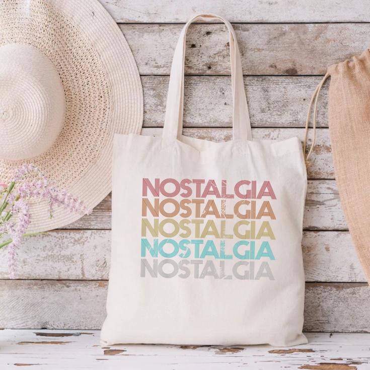 Retro Vintage Nostalgia Canvas Tote Bag