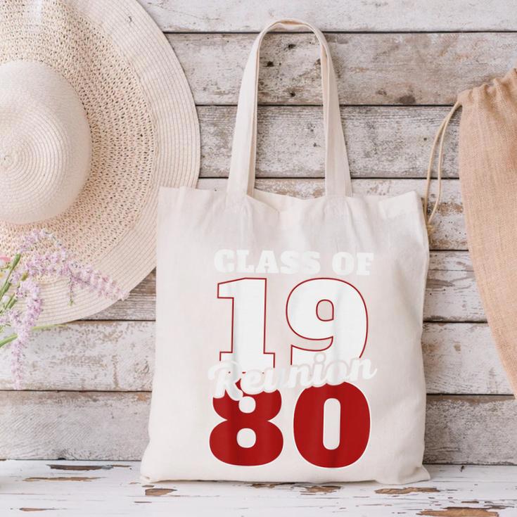 Reunion 1980 Class Of 1980 Reunion 80 Graduation 1980 Canvas Tote Bag