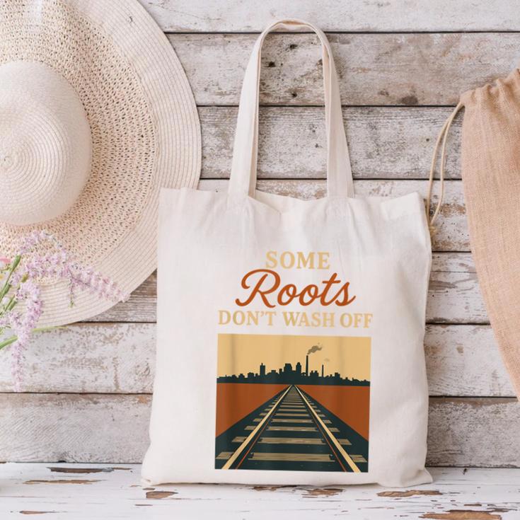 Rust Belt Midwest Nostalgia Steel Town Working Class Pride Canvas Tote Bag