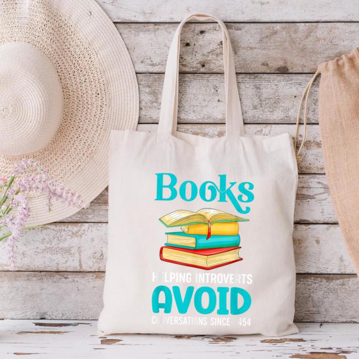 Sarcastic Books Anti Social Introvert Book Conversation Canvas Tote Bag Sarcastic Books Anti Social Introvert Book Conversation Canvas Tote Bag
