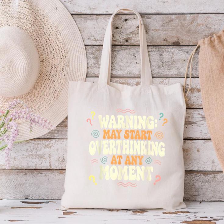 Sarcastic For Deep Thinkers Introverts Groovy Canvas Tote Bag Sarcastic For Deep Thinkers Introverts Groovy Canvas Tote Bag