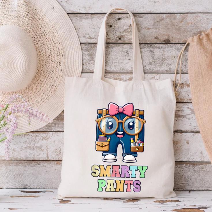 Sarcastic Little MISS SMARTY PANTS Graduation Alumni Game On Canvas Tote Bag