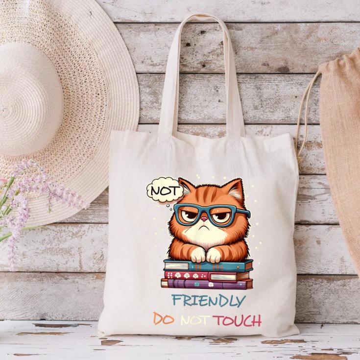 Sarcastic Loner Introvert Not a Friendly Do Not Touchs Canvas Tote Bag Sarcastic Loner Introvert Not a Friendly Do Not Touchs Canvas Tote Bag