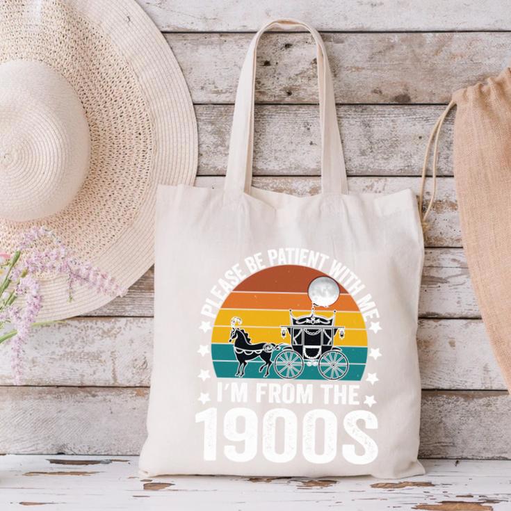 Saying Please Be Patient With Me I'm From The 1900s Canvas Tote Bag