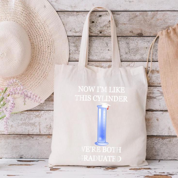 Science Joke Chemistry College High School Graduation Canvas Tote Bag