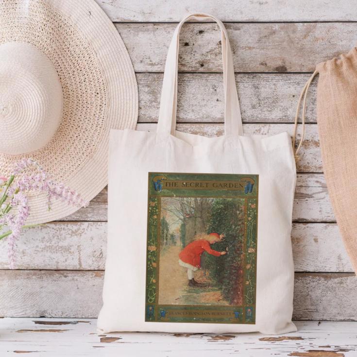 The Secret Garden Book Cover Canvas Tote Bag