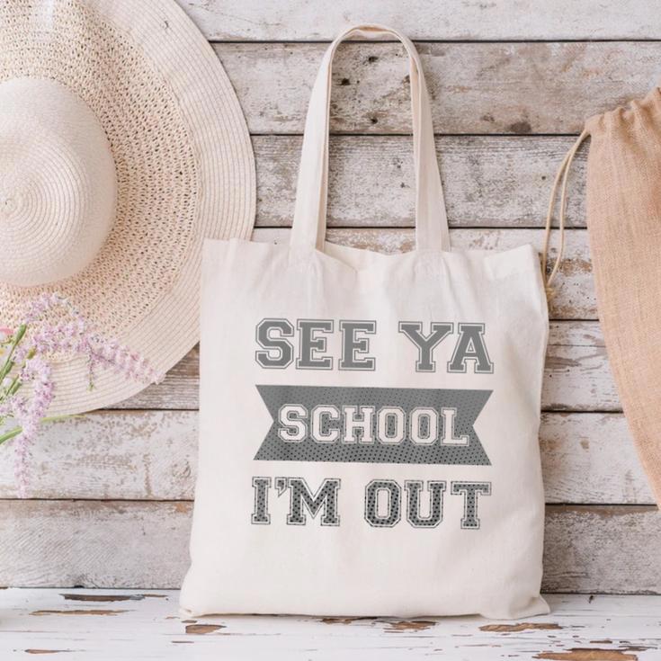 See Ya Elementary School Graduation Shirt Canvas Tote Bag