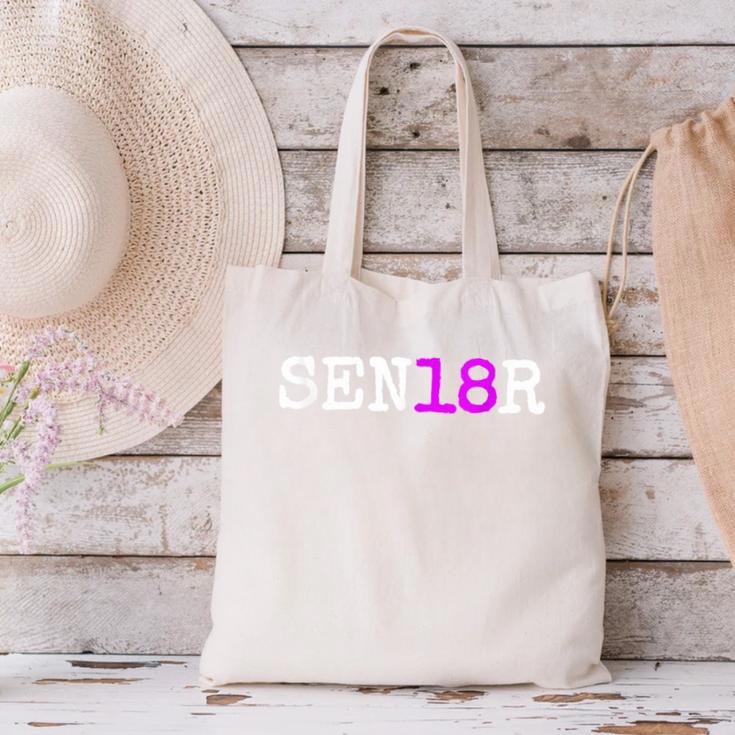 Senior 2018 TShirt Graduation Class Of 2018 Tee Shirt Canvas Tote Bag