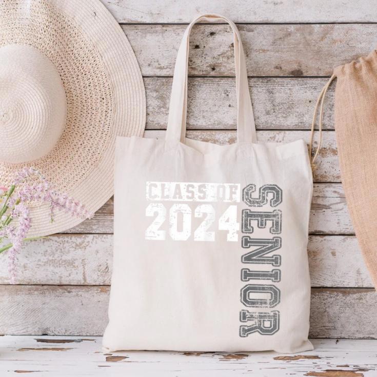 Senior 2024 Class Of 2024 Seniors Graduation 2024 Senior 24 Canvas Tote Bag