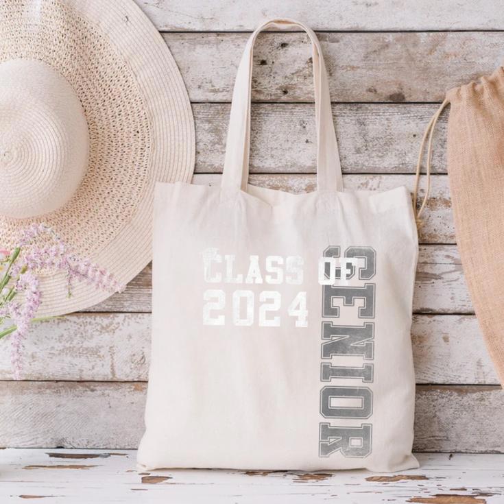 Senior 2024 Class Of 2024 Seniors Graduation 2024 Graduate Canvas Tote Bag