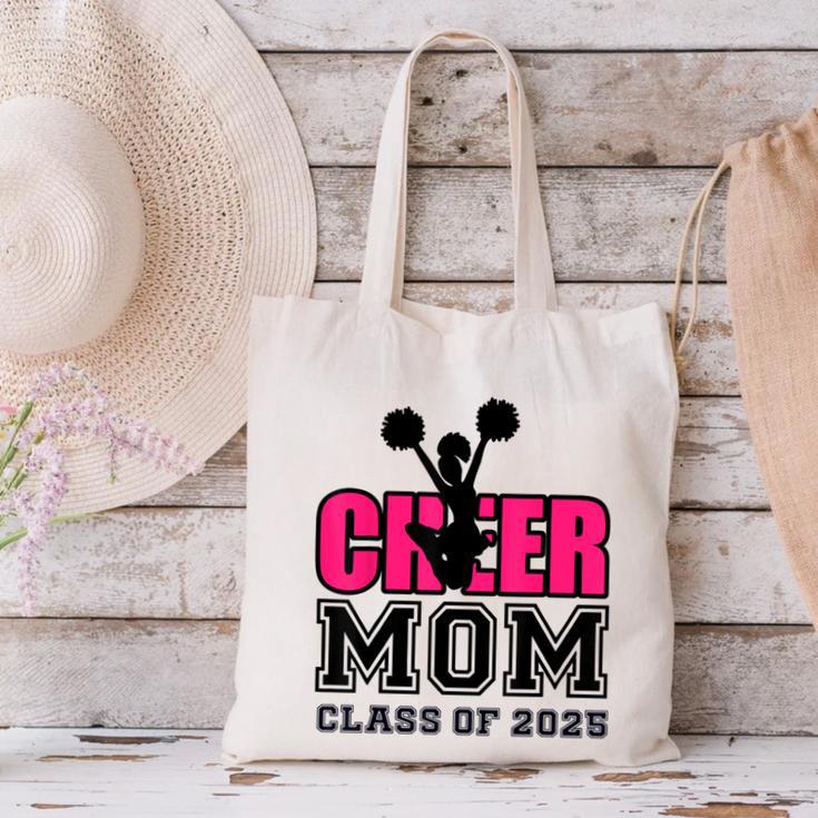 Senior Cheerleader Mom Cheer Class Of 2025 Graduation Women Canvas Tote Bag