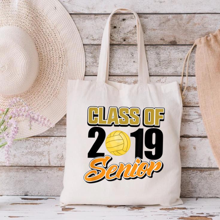 Senior Class Of 2019 Tshirt Graduation School Volleyball Canvas Tote Bag