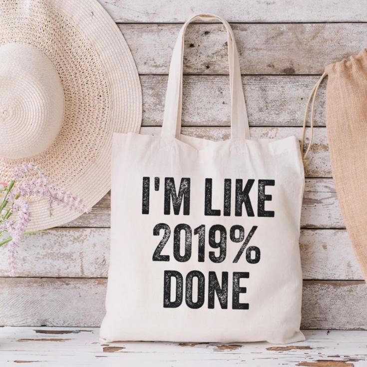 Senior Class 2019 Shirt High School College Graduation Canvas Tote Bag