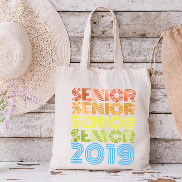 SENIOR CLASS 2019SHIRT High School Graduation Canvas Tote Bag