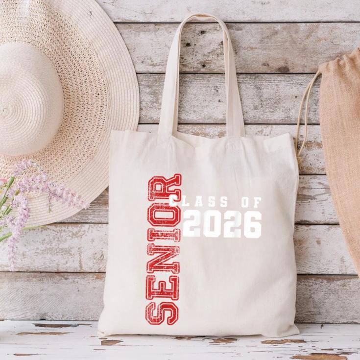 Senior Class Of 2026 Graduation Grad 26 Canvas Tote Bag