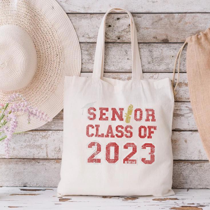 Senior Graduation Class Of 2023 High School College Graduate Canvas Tote Bag