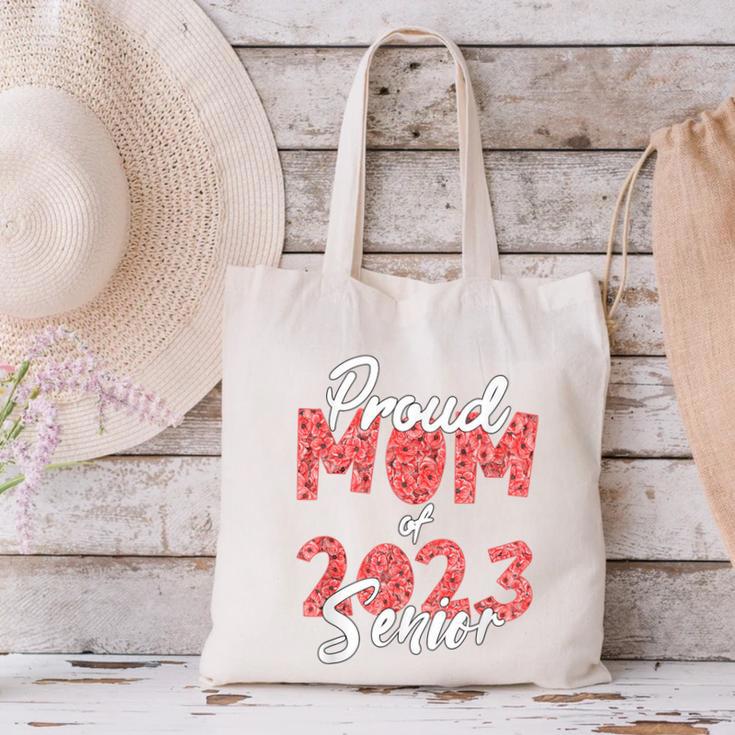 Senior Graduation Class Of 2023 Proud Mom Of 2023 Senior Canvas Tote Bag