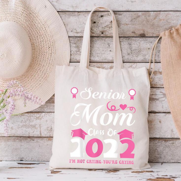 Senior Mom Of A Class Of 2022 Heart School Graduation Canvas Tote Bag