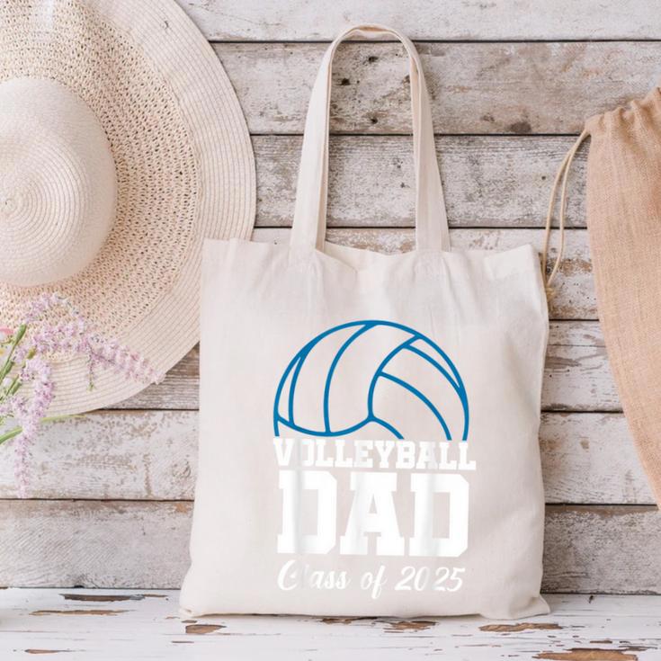 Senior Volleyball Dad Class Of 2025 Graduation Graduate Canvas Tote Bag