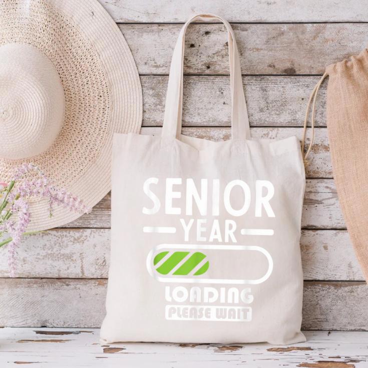 Senior Year Loading Please Wait Graduation Canvas Tote Bag