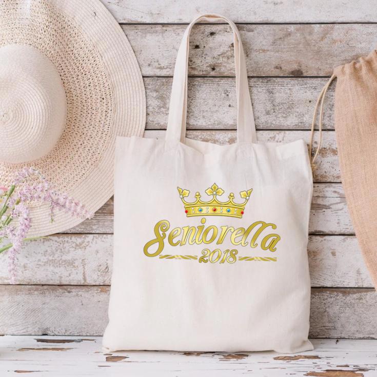 Seniorella 2018Shirt Senior Class Of 2018 Graduation Canvas Tote Bag