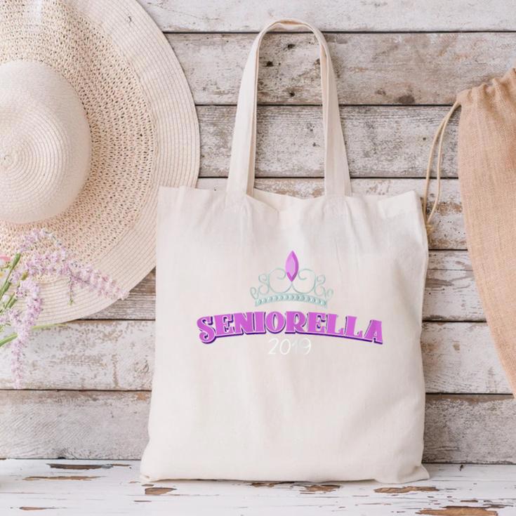 Seniorella 2019 Shirt Senior Class Graduation Canvas Tote Bag