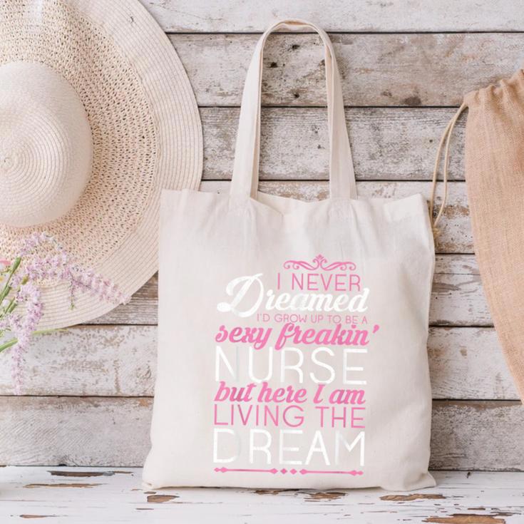 Sexy Freakin' Nurse NursingShirt For RN Graduation Canvas Tote Bag