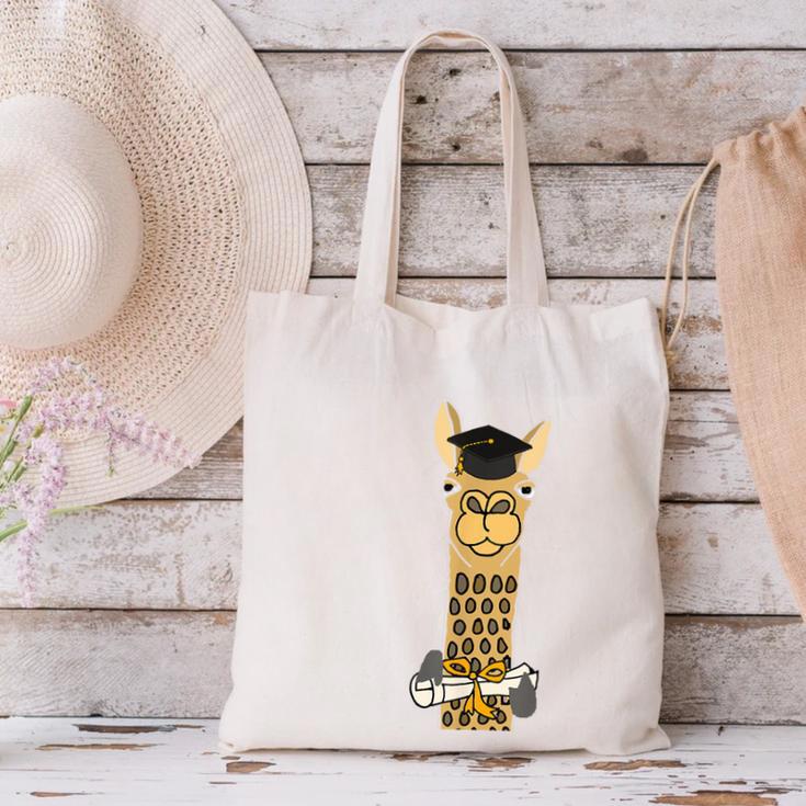 SmileteesGrad Llama Graduation T-Shirt Canvas Tote Bag