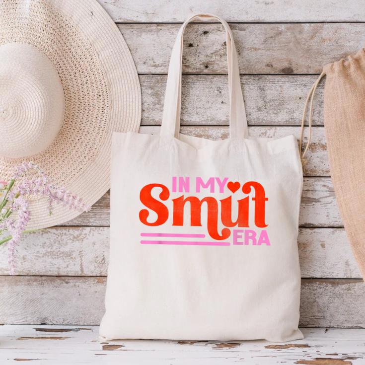 In My Smut Era Shirt Romance Novel Reader Book Reading Canvas Tote Bag