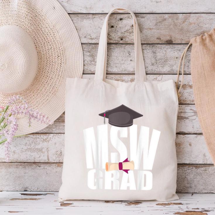 Social Work MSW Graduation Masters Degree Worker 2020 Canvas Tote Bag