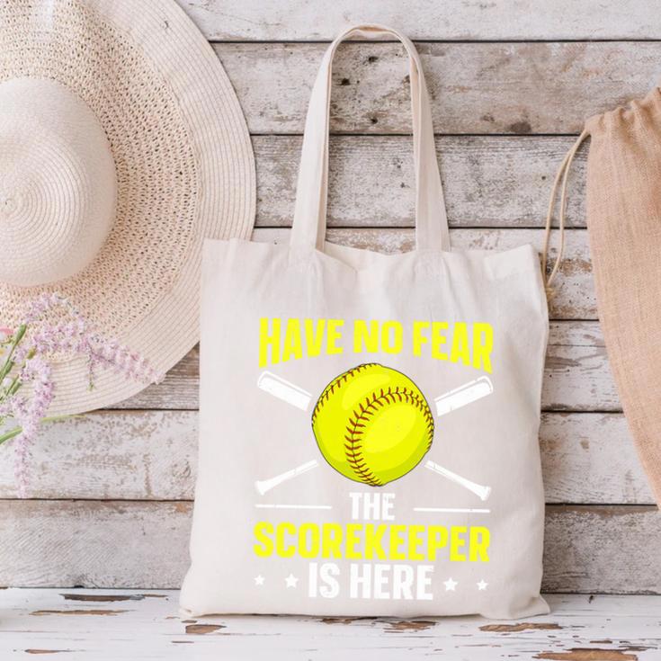 Softball Scorekeeper For a Score Book Keeper Premium Tri-Blend Canvas Tote Bag