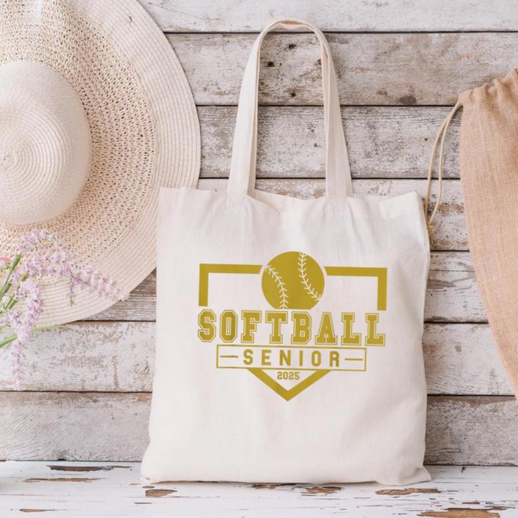 Softball Senior Night Softball Senior 2025 Graduation 20 Canvas Tote Bag