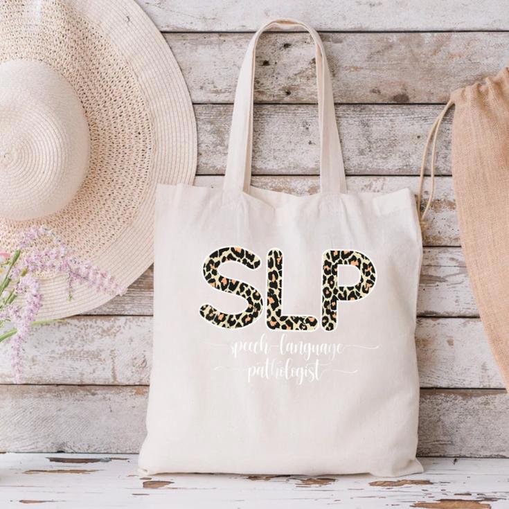 Speech Therapy Graduation For CCC-SLP Therapist Canvas Tote Bag