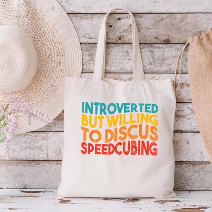 Speedcuber Introvert Cube Solver Speedsolving Speedcubing Canvas Tote Bag Speedcuber Introvert Cube Solver Speedsolving Speedcubing Canvas Tote Bag