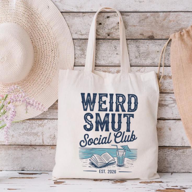 Spicy Romance Book Reader Fan Weird Smut Social Club Canvas Tote Bag