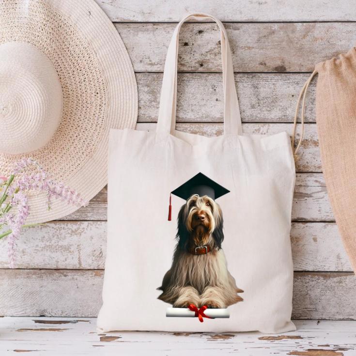 Spinone Italiano Dog Graduation Cap School Graduate Owner Men Women Kids Canvas Tote Bag