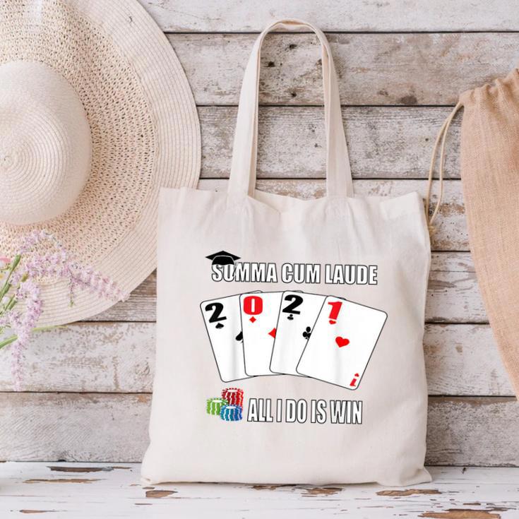 Summa Cum Laude Class Of 2021 Graduate Win Senior Graduation Canvas Tote Bag