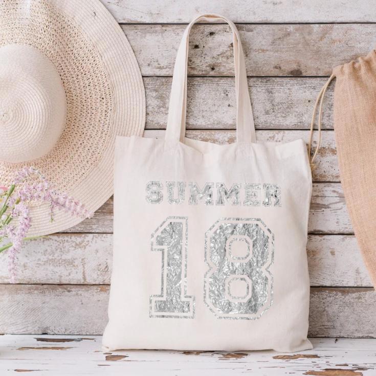 Summer 2018 Teen Graduation Shirt Canvas Tote Bag