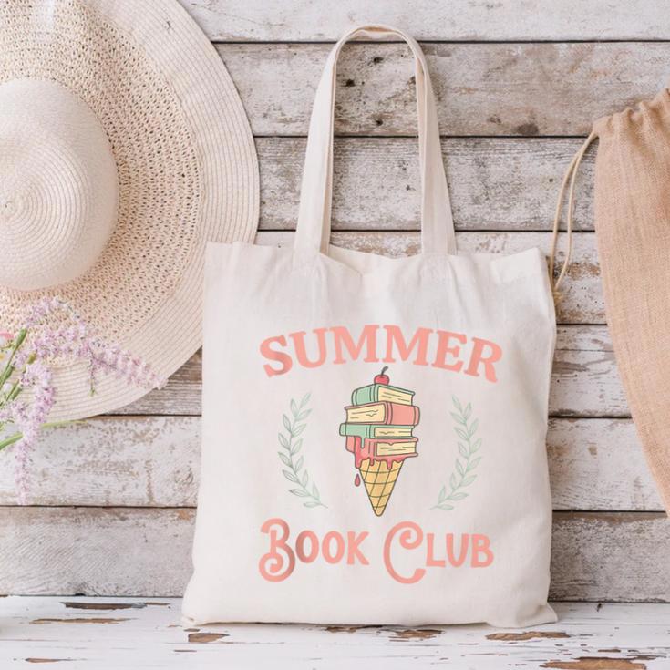 Summer Book Club Canvas Tote Bag