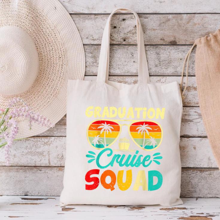 Summer Vacation Graduation Cruise Squad 2026 Matching Canvas Tote Bag